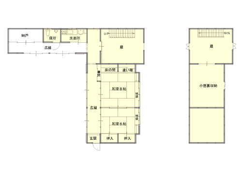 施工前間取り図