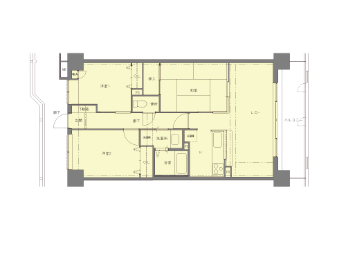 施工前間取り図