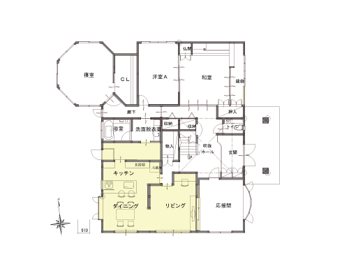 施工後間取り図