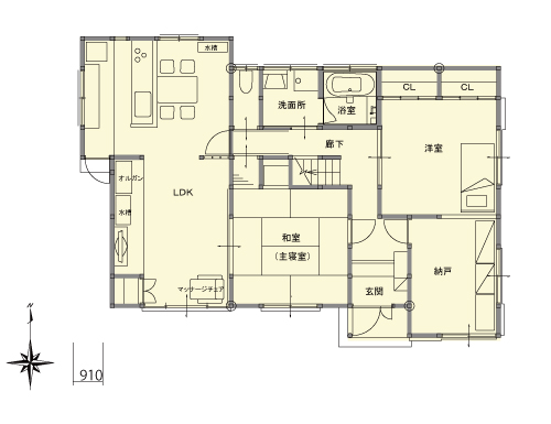 施工後間取り図