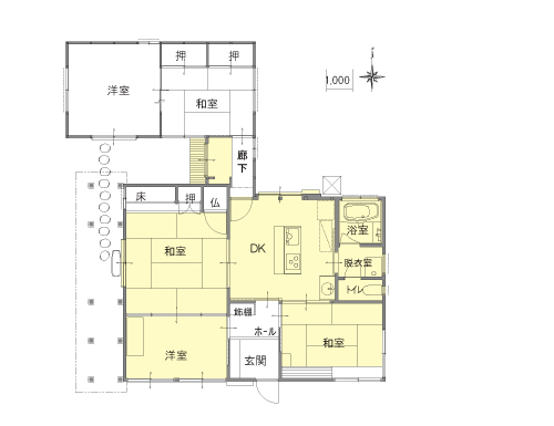 施工後間取り図