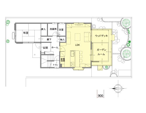 施工後間取り図