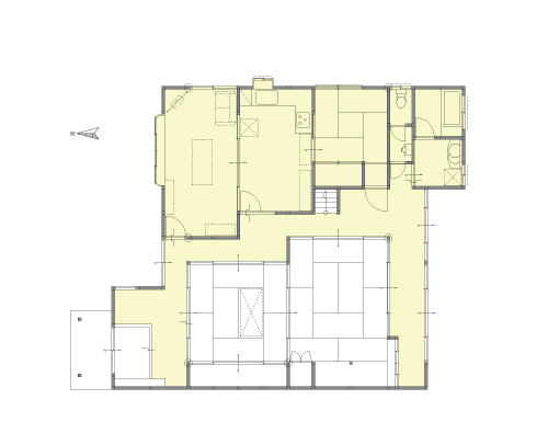 施工前間取り図