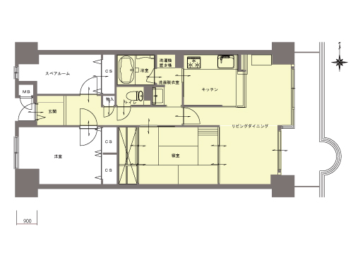 施工後間取り図