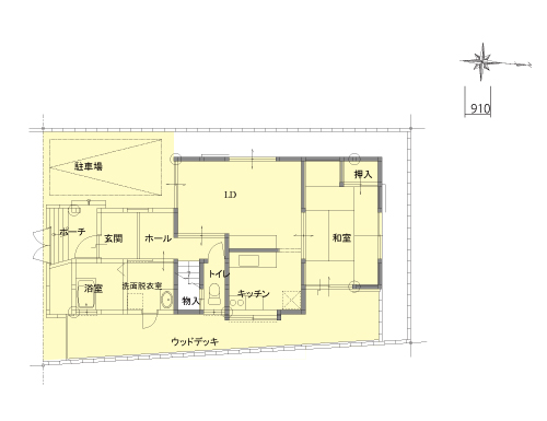 施工前間取り図