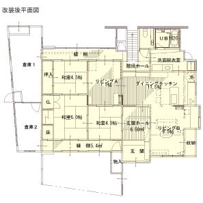 施工後間取り図