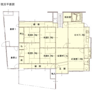 施工前間取り図