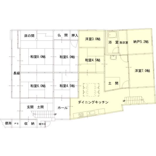 施工後間取り図