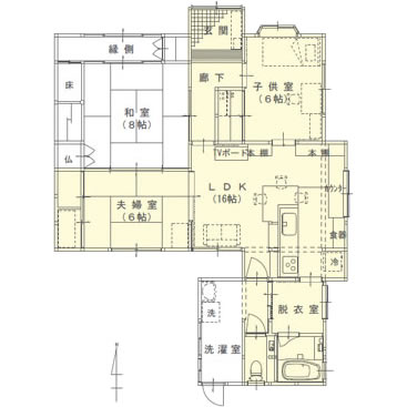 施工後間取り図