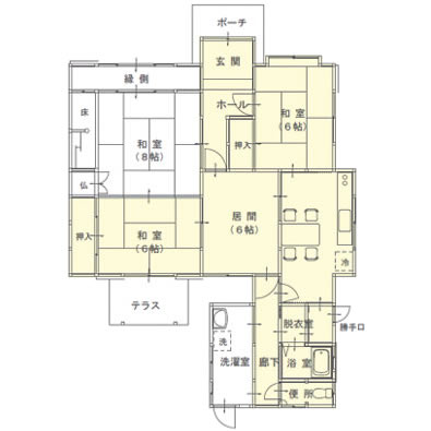 施工前間取り図