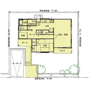 施工前間取り図