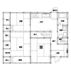 施工前間取り図