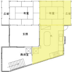 施工前間取り図