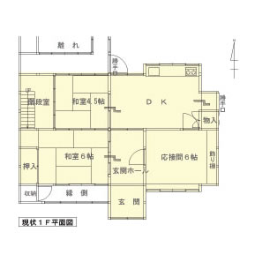 施工前間取り図