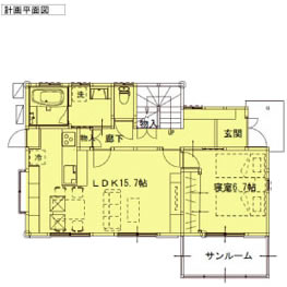 施工後間取り図