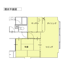 施工前間取り図