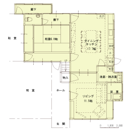 施工前間取り図