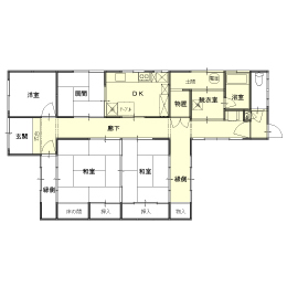 施工前間取り図