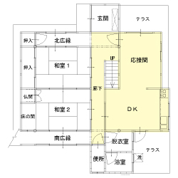 施工前間取り図