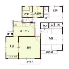 施工前間取り図