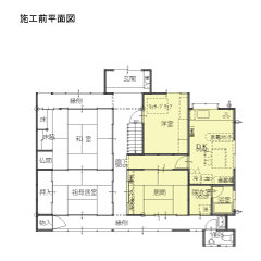 施工前間取り図