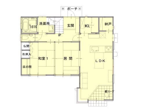 施工前間取り図