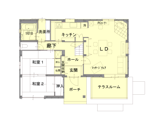 施工後間取り図