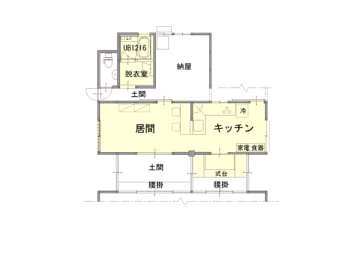 施工前間取り図