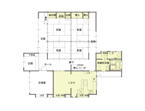 施工前間取り図