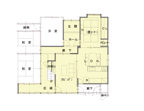 施工前間取り図