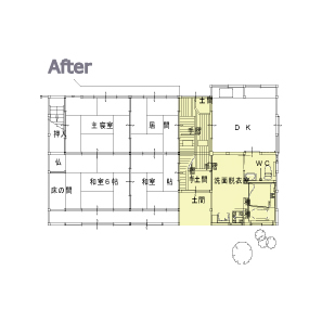 施工後間取り図